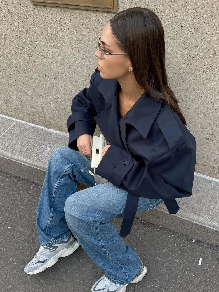 ZEYA - Fabienne Oversized Belted Trench Coat