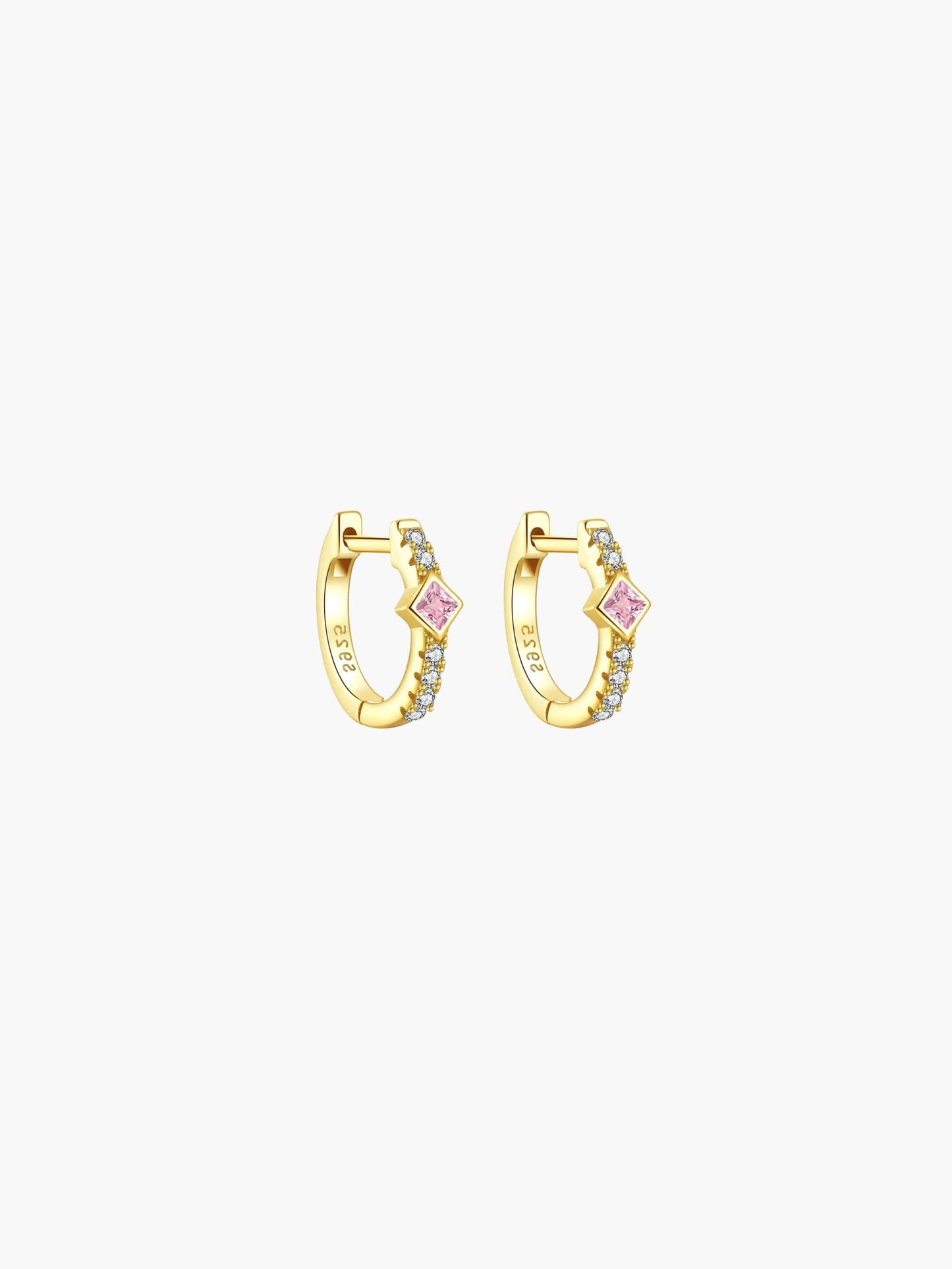 ZEYA - Amber Hoop Earrings