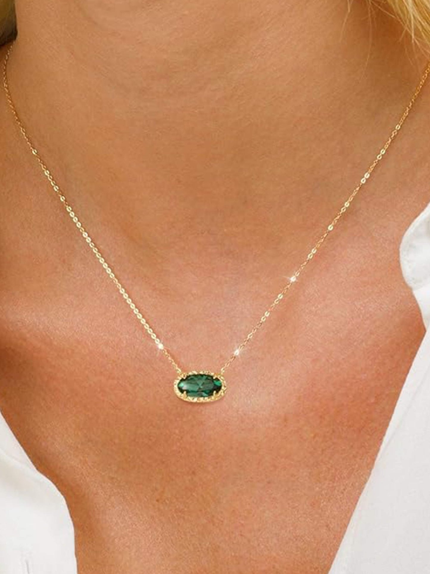 ZEYA - Blythe Natural Stone Necklace