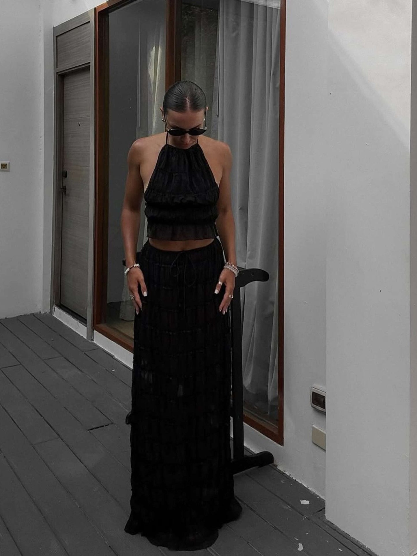 ZEYA - Danica Two - Piece Set with Frill Details