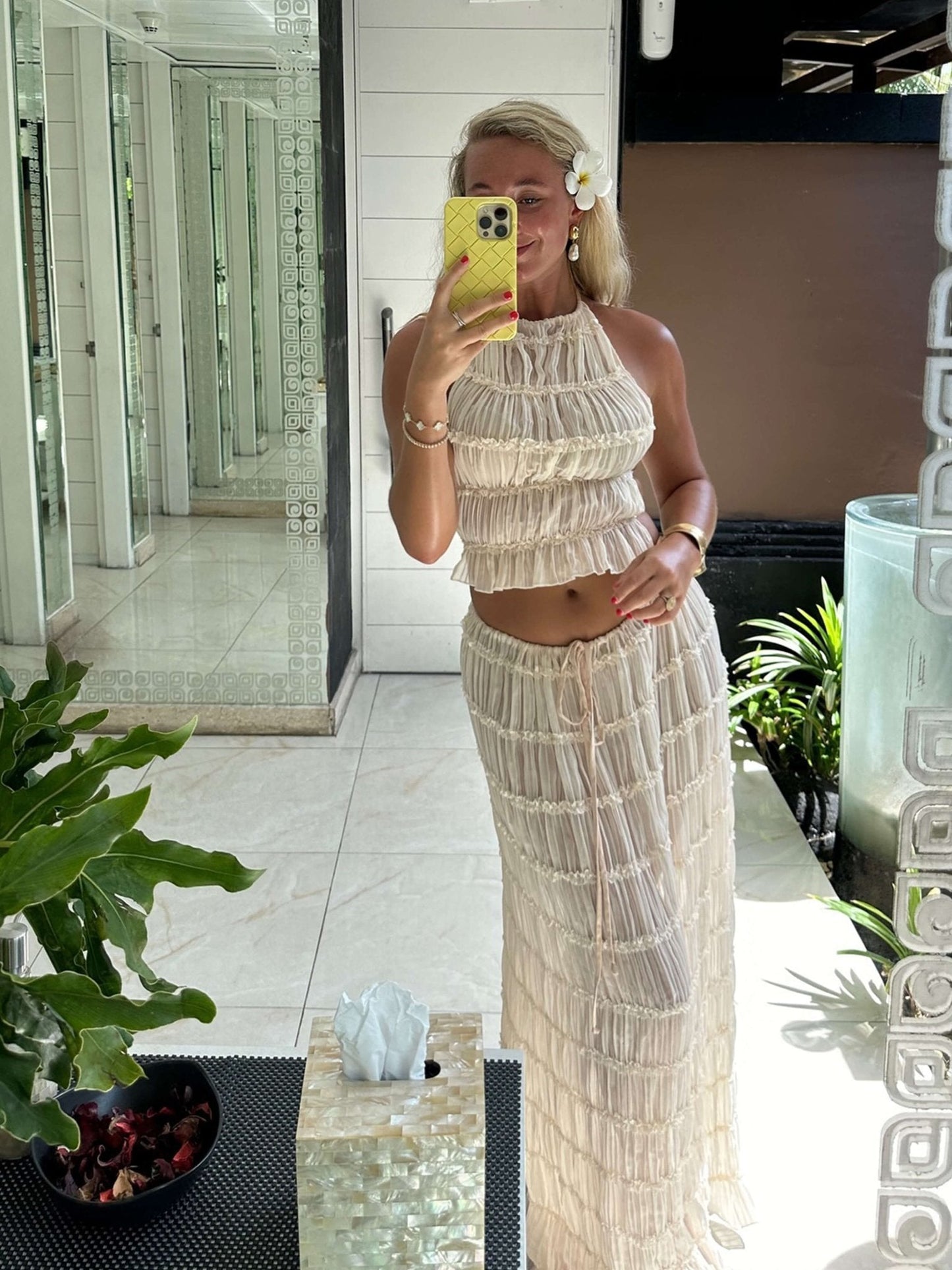 ZEYA - Danica Two - Piece Set with Frill Details