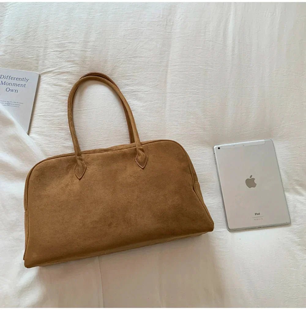 ZEYA - Dominica Suede Shoulder Bag