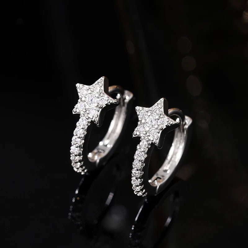 ZEYA - Elyse Star Hoop Earrings