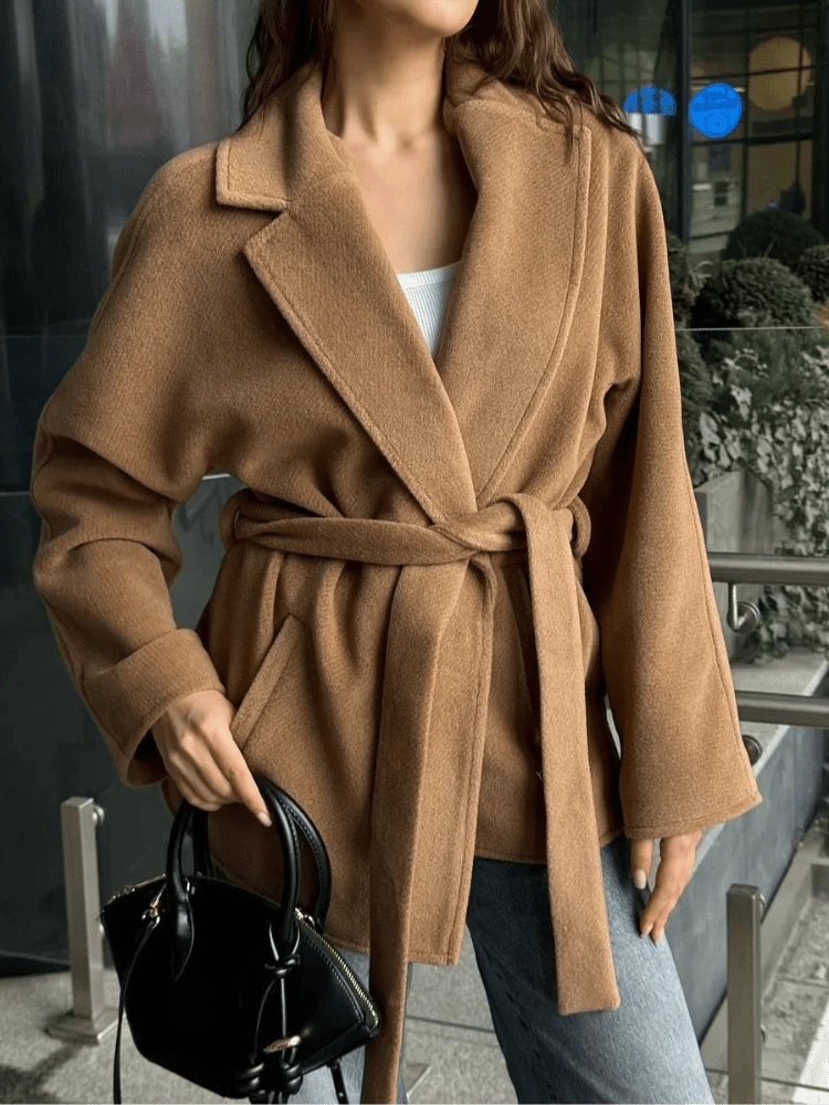 ZEYA - Esme V Neck Jacket with Belt