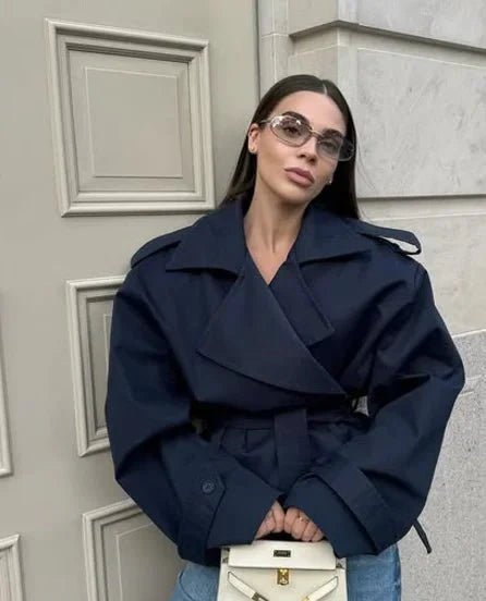 ZEYA - Fabienne Oversized Belted Trench Coat