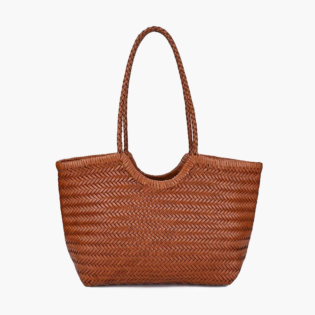 ZEYA - Leona Woven Faux Leather Bag