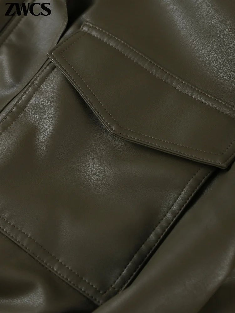 ZEYA - Lilo Faux Leather Jacket