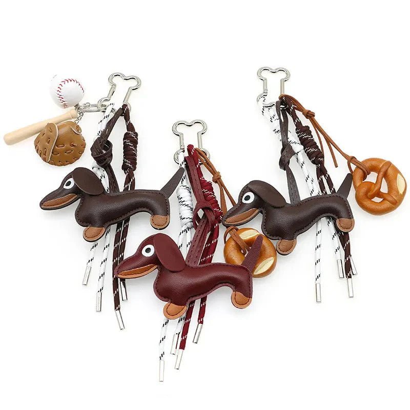 ZEYA - Lola Sausage Dog Keychain Pendant