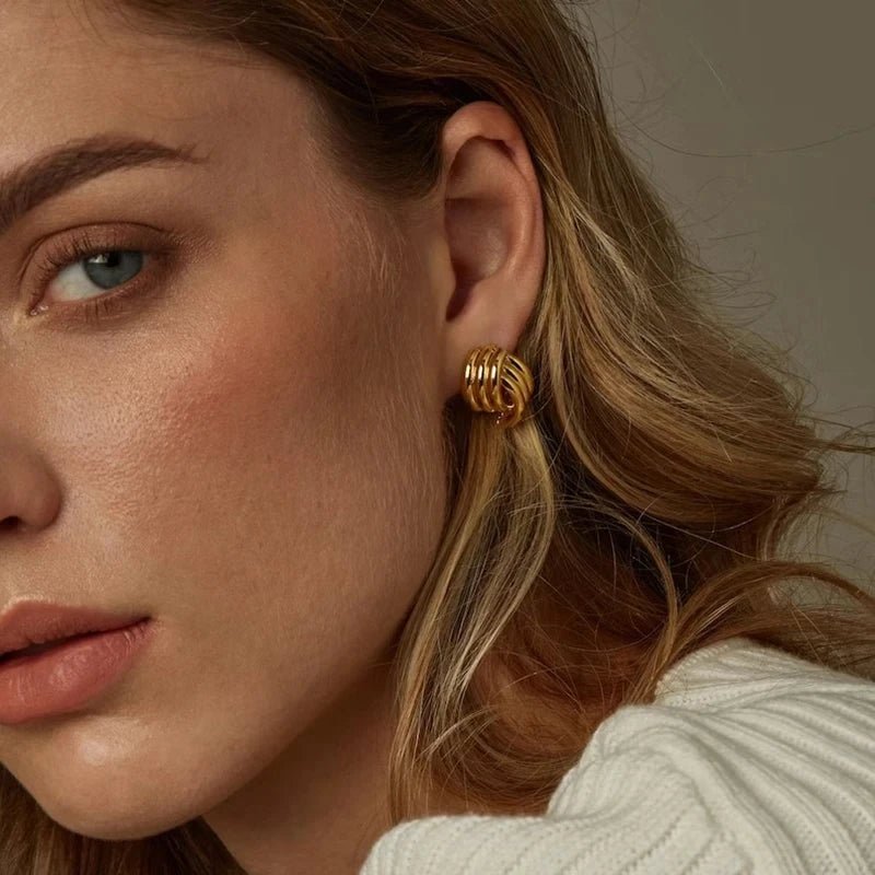 ZEYA - Noemi Three - Layer Earrings