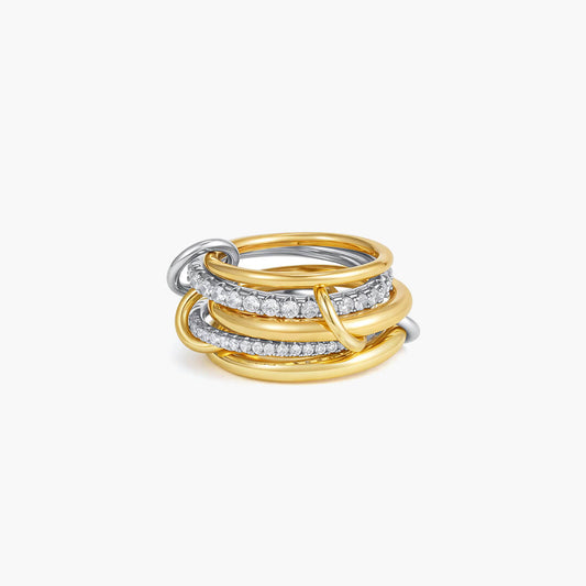 ZEYA - Ophelie Luxe Gemstone Five - Stack Ring
