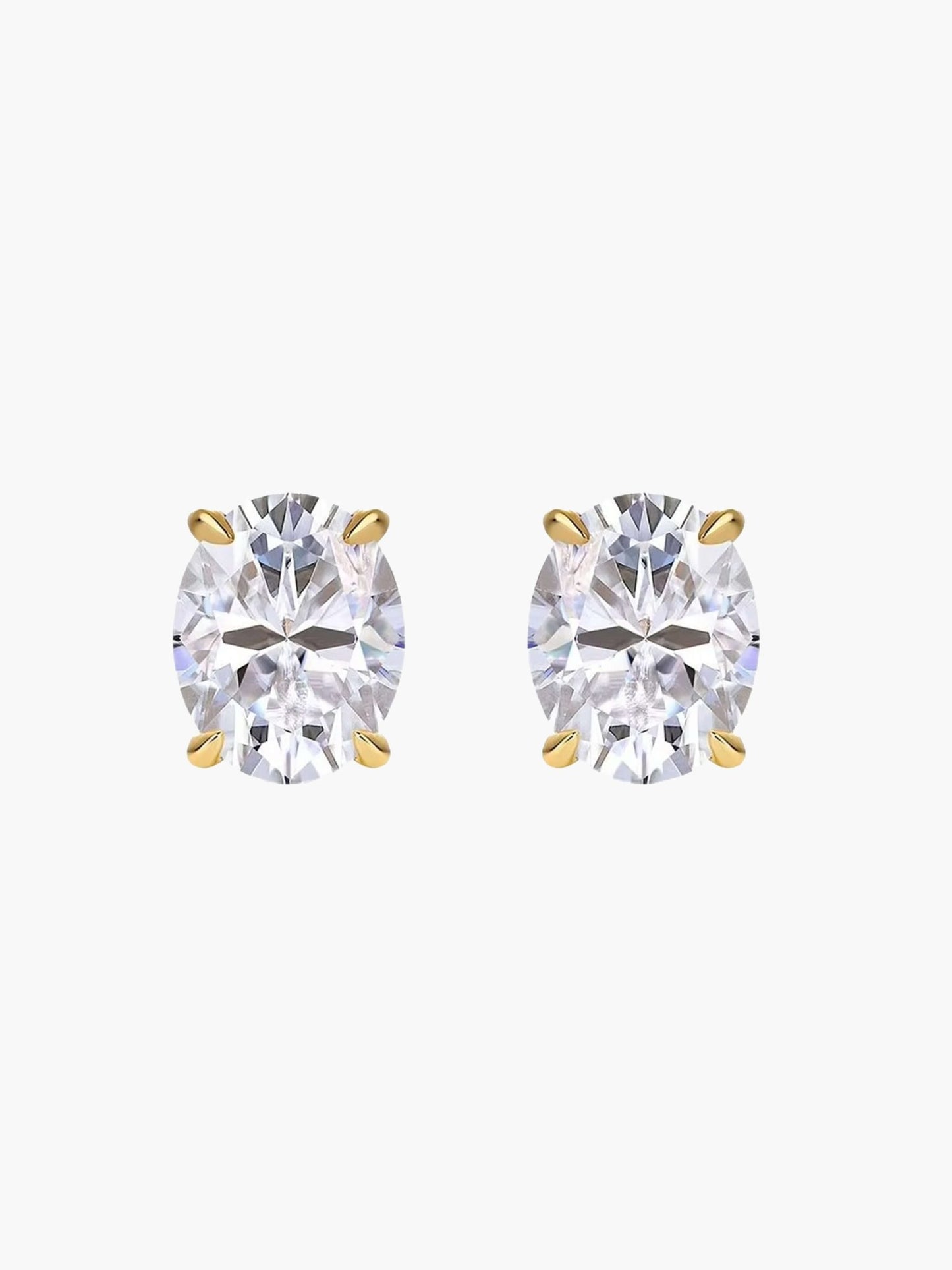 ZEYA - Sandra Oval Cut Zirconia Earrings
