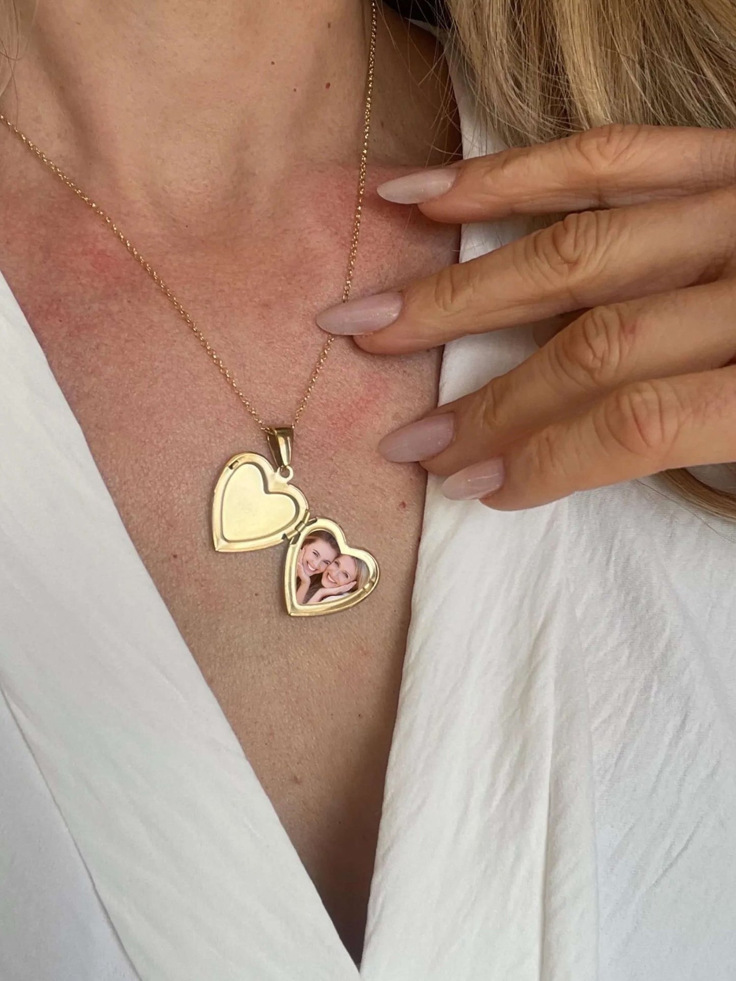 ZEYA - Selene Heart Locket Necklace