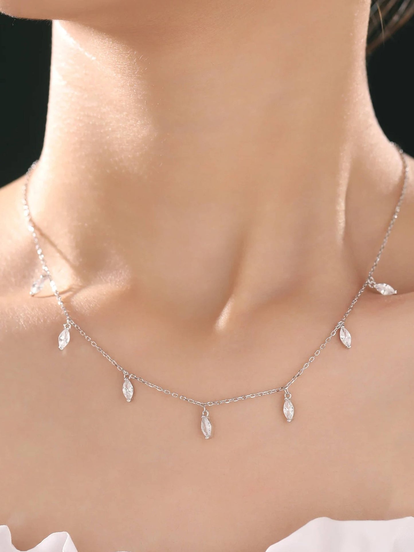 ZEYA - Vera Marquise Cut Necklace