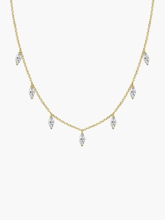 ZEYA - Vera Marquise Cut Necklace